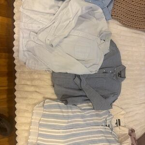 Banana Republic Cream Untucked Fit Shirt 8 shirts. Some never worn
